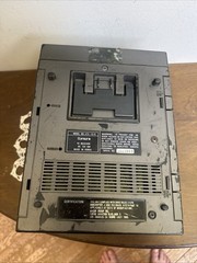 Vintage Osaka KTV-1010 Deluxe Portable 5” B&W CRT TV 1985 Korea Retro