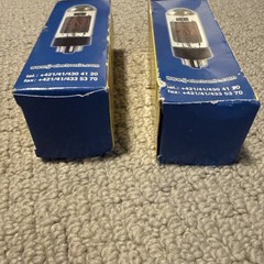Pair JJ Electronic EL34L Vacuum Tubes w/ Boxes Guitar Amp