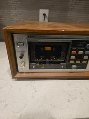 TEAC CX-650R Stereo Cassette Recorder Sold as is For Parts Untested