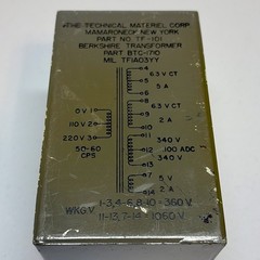 Berkshire Transformer BTC-1710 MIL TFIA03YY Technical Materiel Corp. TF-101
