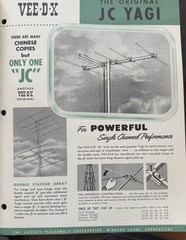 RARE 1952 VEE-D-X ANTENNA CATALOG LAPOINTE PLASCOMOLD CORP WINDSOR LOCKS CT 6