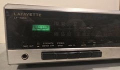 VTG Lafayette Radio Electronics LT-725A Solid State FM/AM Stereo Tuner 117VAC