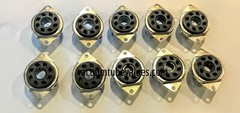 8 pin Octal Vacuum Tube Socket TOP MOUNT or BOTTOM 10 TEN Pieces 1″ DIAMETER