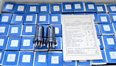 12pcs 6J8 6Zh8 = 6SJ7 HF Pentode Tube NEVZ Soviet MATCHED DATE 6/1985 NEW in BOX