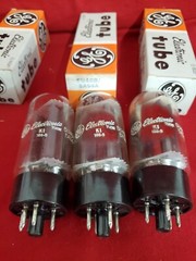 3- GE 5U4GB/5AS4A Power Rectifier VACUUM TUBES (Tested)