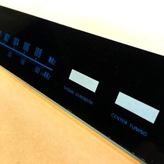 Vintage Realistic STA-80 Stereo Receiver Inner Painted Dial Glass