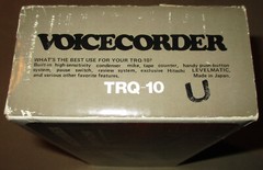 HITACHI TRQ-10 Voicecorder Cassette Tape Voice Recorder w/ Boxes – NOT WORKING