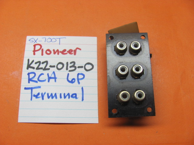 📈PIONEER K22-013-0 RCA 6P TERMINAL SX-700T STEREO RECEIVER SA-600 INTEGRATED