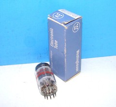 5814A Westinghouse NOS radio audio amplifier vacuum tube valve made USA 12AU7A