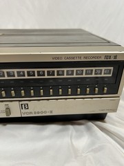 Sanyo VCR 3900 II Betacord Beta VCR Video Cassette Recorder Untested Powers On
