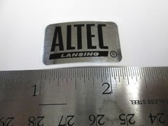 ALTEC “612 cabinets Decal” Speaker driver horn “DECAL / Sticker” New!