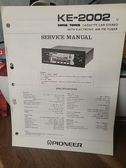 Pioneer Service Manual KE-2002 U – Car Electronic Tuner Radio Stereo Cassette