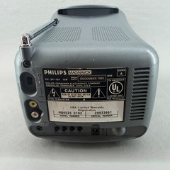 Philips Magnavox RD0525 C102 5″ Compact Color TV with Power Cord – Tested