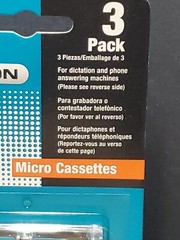 Certron M60 3 Pk Micro Cassette Audio Tapes 60 Minutes Dictation Answering NEW