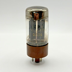Philips Miniwatt GZ34 5AR4, DD getter f33, Sittary factory year 1959, STRONG