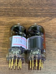 2 Tubes E810F D Getter 45* (7788/ CV5809) Valvo-Test like Nos 100%-Matched pair