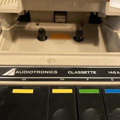 Audiotronics Cassette Recorder 146a Portable Vintage Electronics Retro Tested