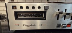 Morse Electro Corp 8 Track 4D quadrophonic Receiver Stereo System 447 FOR PARTS