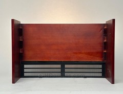 Sansui QRX-8001 Wood Case – Red Mahogany Plywood Vintage Cabinet 10-Year WRT