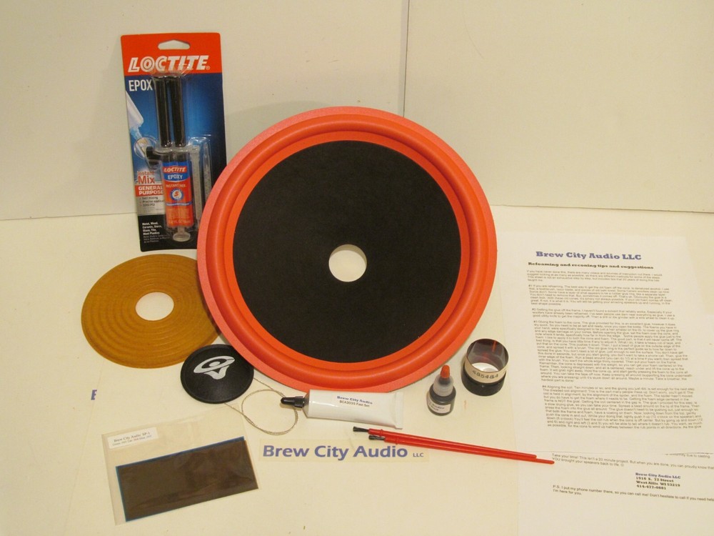 12″ 4 Ohm Recone Kit for Cerwin Vega 121-4 L121-4 W121-4 woofer D5 + many models
