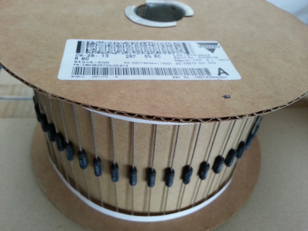 25pcs Vishay/Dale 2R7 CW-2B 3 watts 5% Hi End TUBE AMP AUDIO Resistors !50ppm