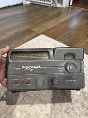 National SW-54 Shortwave/AM Multi-Band Tube Radio Powers On Untested