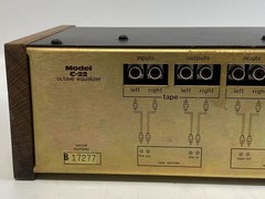 Vintage Audio Control C-22 Stereo Equalizer Octave EQ Sound Control Tested