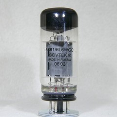 Sovtek 5881/6L6WGC Power Vacuum Tube Current Production Made in Russia