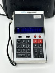 Morse Electrophonic Calculator CAL-801 with Carrying Bag Case Untested Vintage