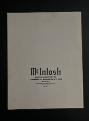 Vintage Original McIntosh MAC1900 Manual, NEW