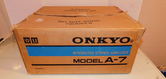 Onkyo A-7 Integrated Stereo Amplifier Excellent Working and Cosmetic Condition