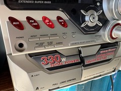 JVC MX GT700 Stereo 3Disc Changer, Dual Cass, AM/FM 330 Watts (SEE DESCRIPTION)