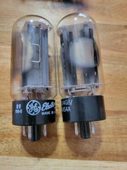 Lot Of 2 Vintage GE Electronic Tubes 5U4GB 5AS4A