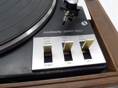Vintage Garrard Zero 100c Turntable w/ Pickering XV 15 Stylus Cartridge