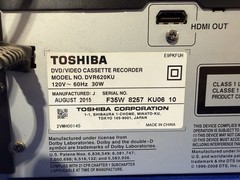 Toshiba DVD VCR Combo DVR620KU w/ Remote DVR620 – Lot of 3 -All Played DVD & VHS