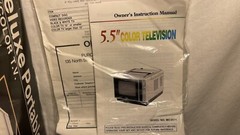 Multitech Deluxe Portable 5.5” Color T.V. MC-0571