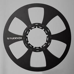 Studevox 10.5″ Edge Polished Black Aluminium Tape Reel For Reel Tape Recorders
