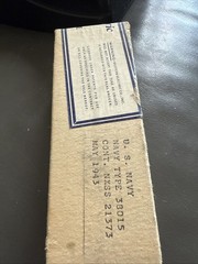 WESTERN ELECTRIC VT-5 215-A VACUUM TUBE VINTAGE US NAVY 1940’s NOS NIB