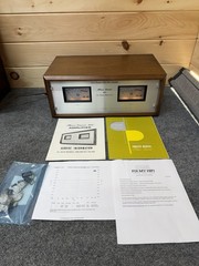 ⭐️ Phase Linear 400 Stereo Power Amplifier w/ Wood Cabinet -Just Pro Serviced!