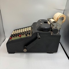 Vintage RC Allen Adding Machine Manual Crank Mechanical Calculator Untested Part
