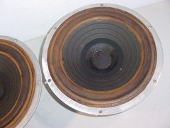 Acoustic Research AR-2 SPEAKER WOOFER DRIVER PAIR (good original OEM part)