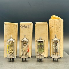 4x CV807 / 3A4 / DL93 Tubes Philips Haltron KB/D Tested Strong