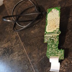 Vintage Power Supply Circuit Board Replacement Part with Cable for Electronics
