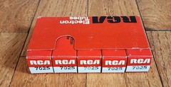 LOT OF 5 – RCA 7025 VACUMN TUBES NOS NEW OLD STOCK