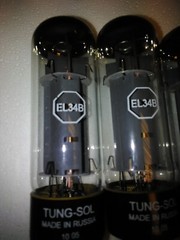 EL 34/EL34B Tung-Sol NOS(new) 1 pcs tubes Russia unboxed