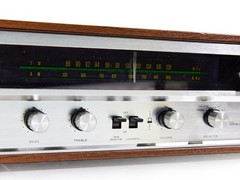 SANSUI 210 WORKS! 1970’s AM/FM Receiver SILVER FACE Japan Excellent Condition