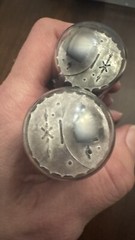 PAIR NOS GE For Zenith 6EA7 BLACk Plates Side Getter Audio TUBES