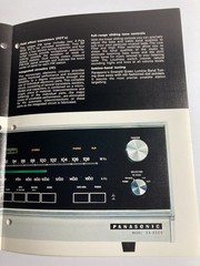 Panasonic 200-Watt FM/AM Stereo Receiver Model SA-6500 Brochure