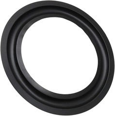 2PCS 6.5″ Black Speaker Surround Kits Rubber Woofer Repair US