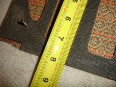 Vintage Tweed Speaker Covers from 1960s Magnavox Console approx 16×8